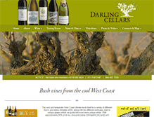 Tablet Screenshot of darlingcellars.co.za